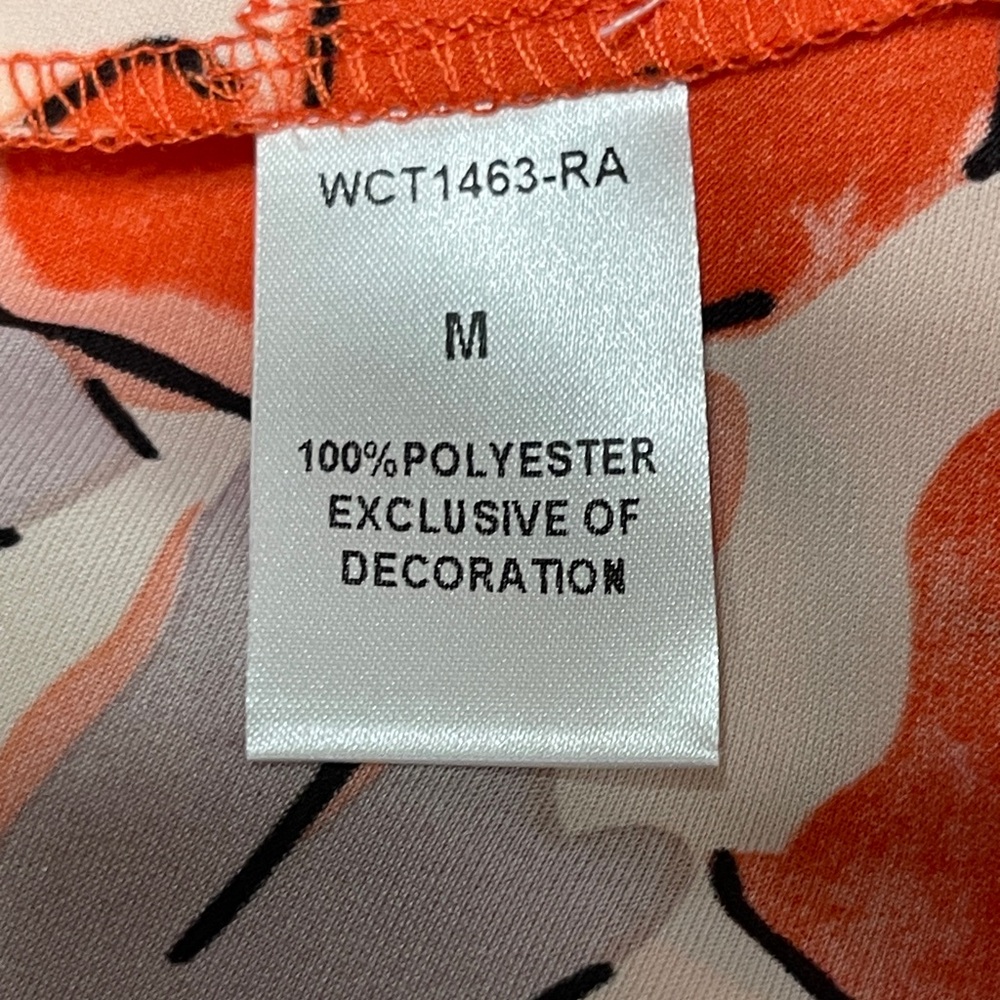 THML Coral Floral Puff-Sleeve Blouse - Picture 6 of 11